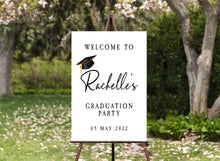 Load image into Gallery viewer, Simple Cap Graduation Poster
